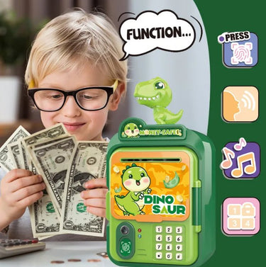 Dinosaur Themed Kids Money Saving ATM Machine